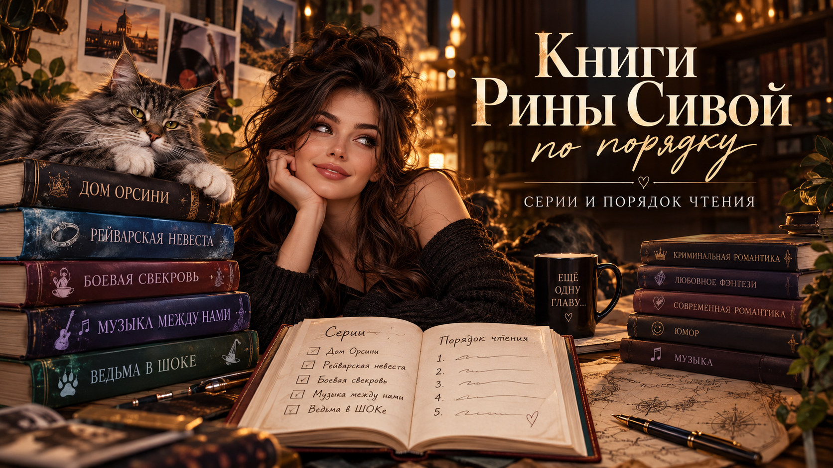 Книги Рины Сивой по порядку: серии и порядок чтения