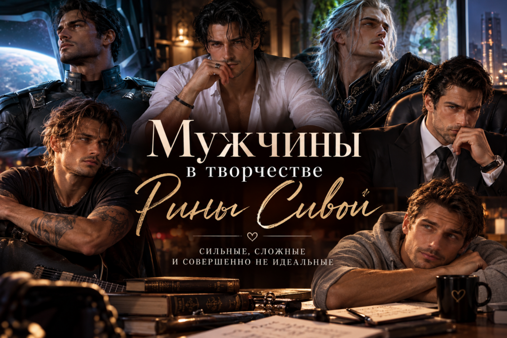 Мужчины в творчестве Рины Сивой: сильные, сложные и совершенно не идеальные
